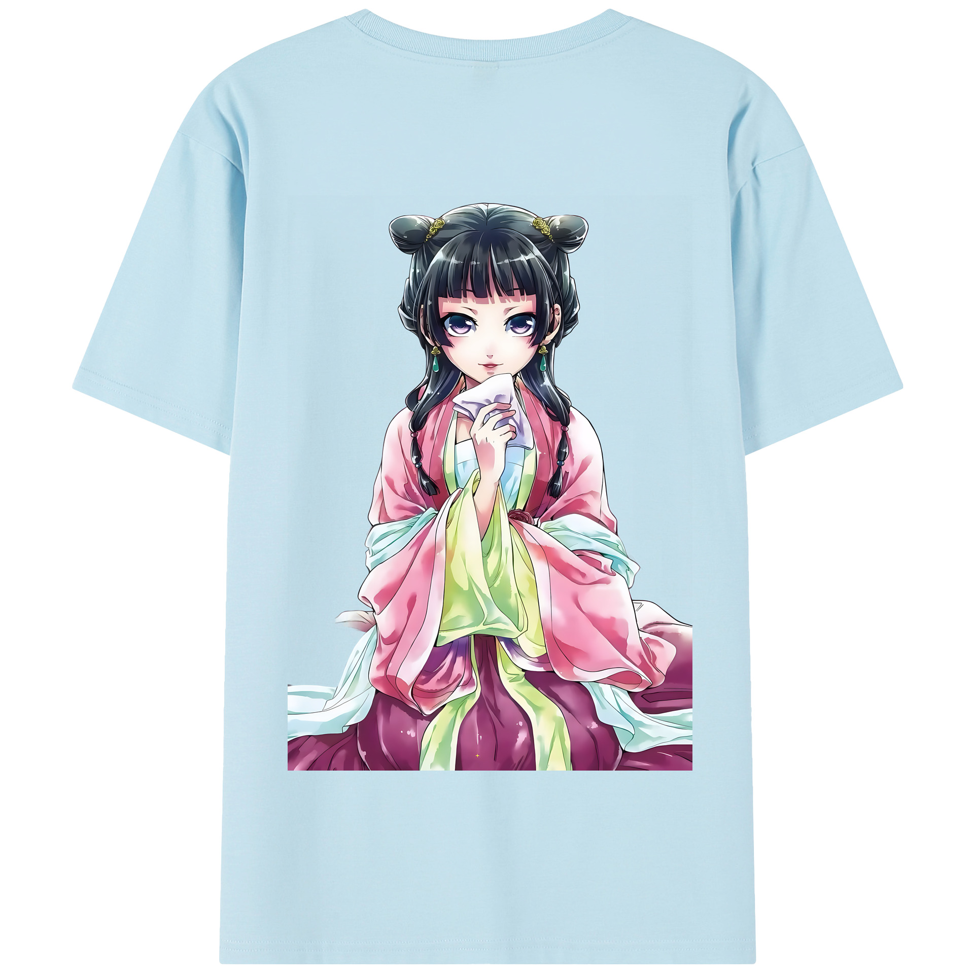 （画像用） 薬屋のひとりごと The Apothecary Diaries 綿100％半袖Tシャツ（背面プリント）